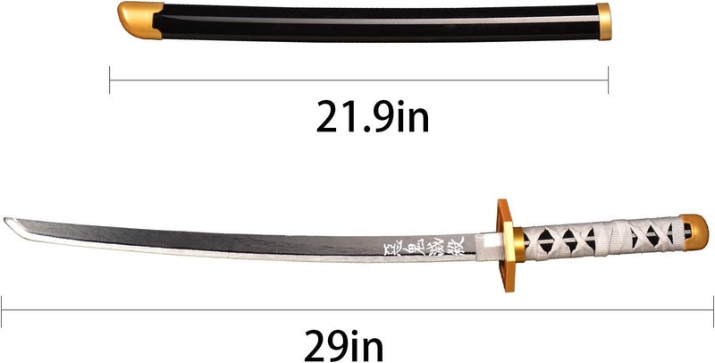 SV Anime Demon Slayer Sword Katana 31 Inch Decorative Collectible Gift Cosplay Sword，Various Styles Available - Image 2